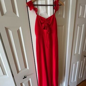 Elegant Red Women's Dress